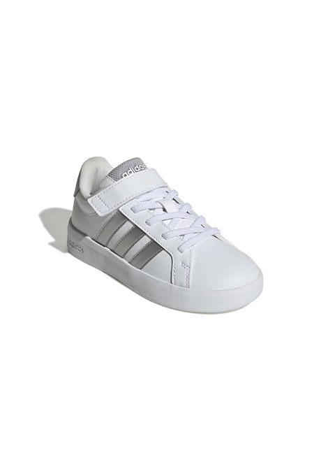 Scarpe Adidas Grand Court 3.0 Bianco Argento Bambini ADIDAS CORE | Sneakers | JP9368-